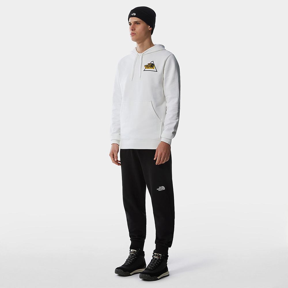 Mikiny S Kapucňou The North Face Threeyama Panske Biele | ISQ-831746