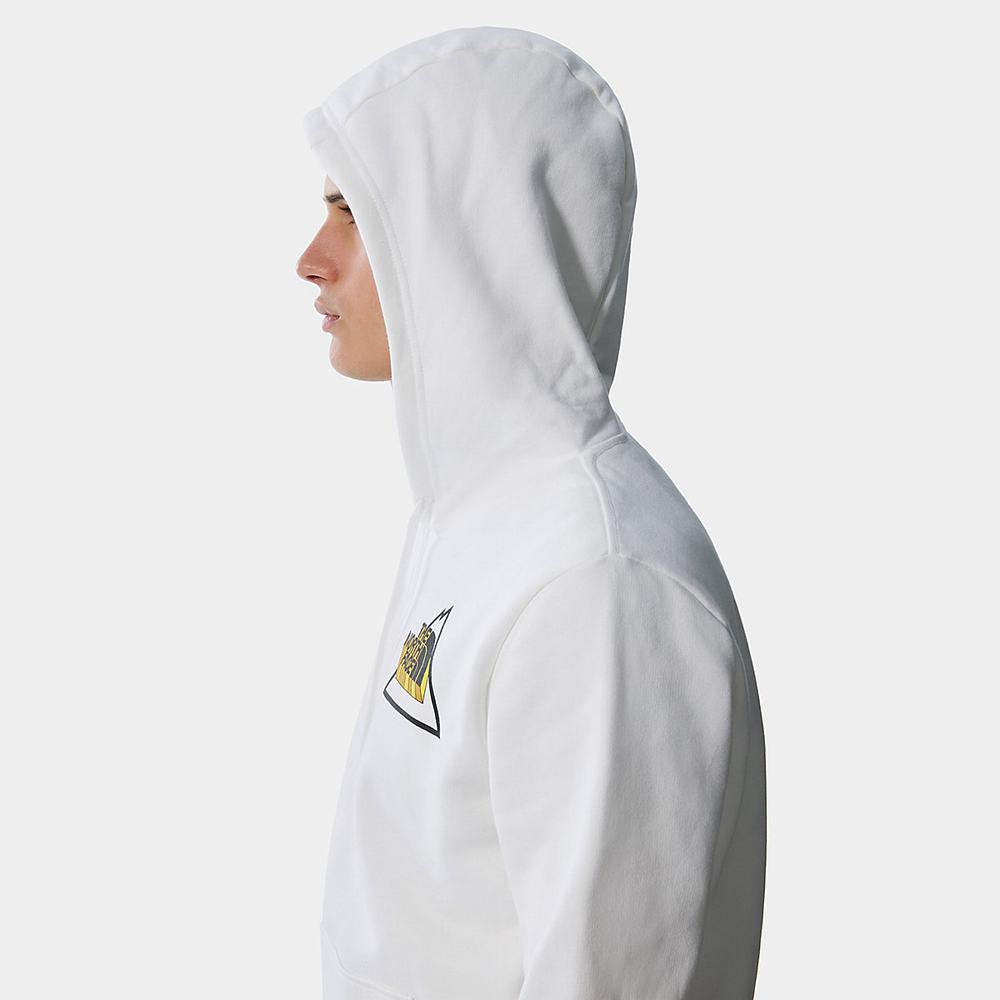 Mikiny S Kapucňou The North Face Threeyama Panske Biele | ISQ-831746
