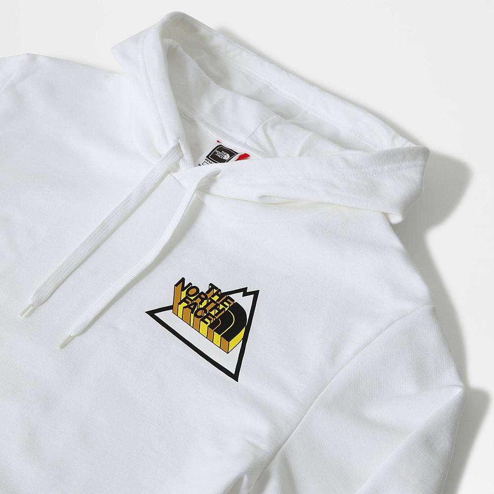 Mikiny S Kapucňou The North Face Threeyama Panske Biele | ISQ-831746
