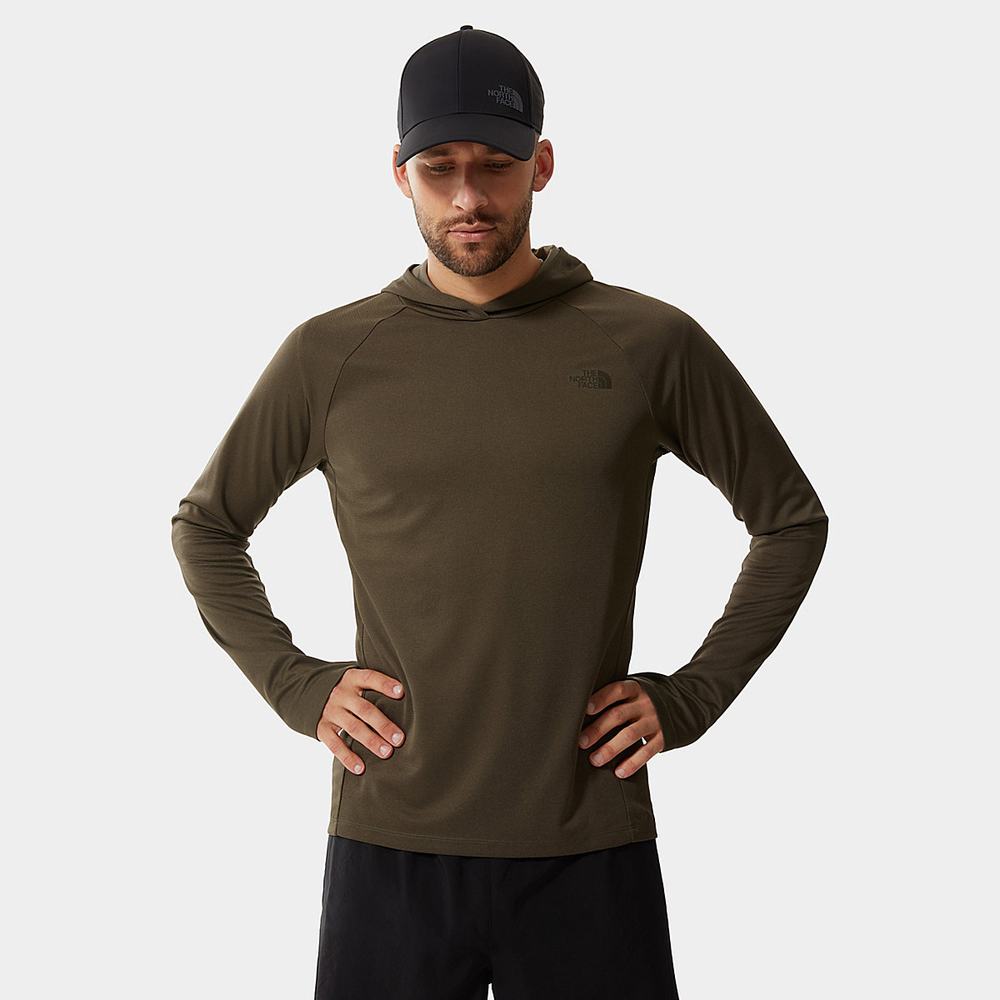 Mikiny S Kapucňou The North Face Wander Panske Zelene | XYN-238971