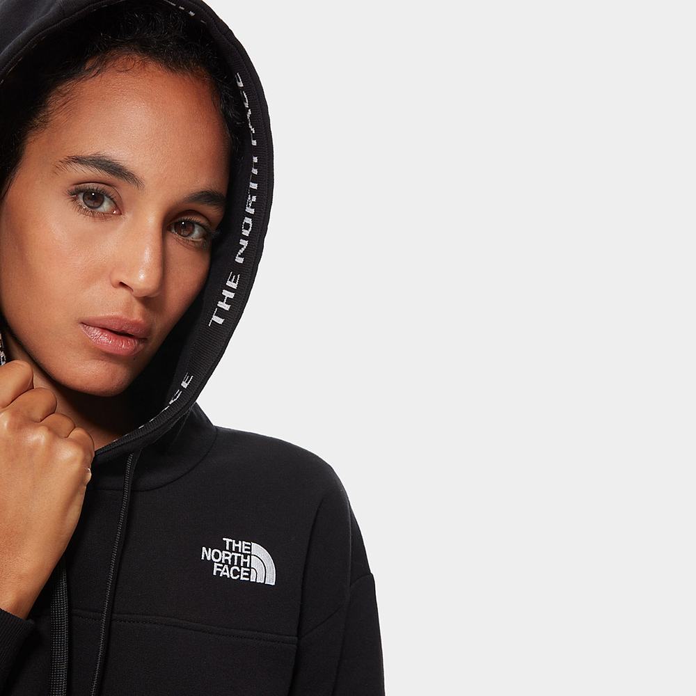 Mikiny S Kapucňou The North Face Zumu Damske Čierne | IQU-157036