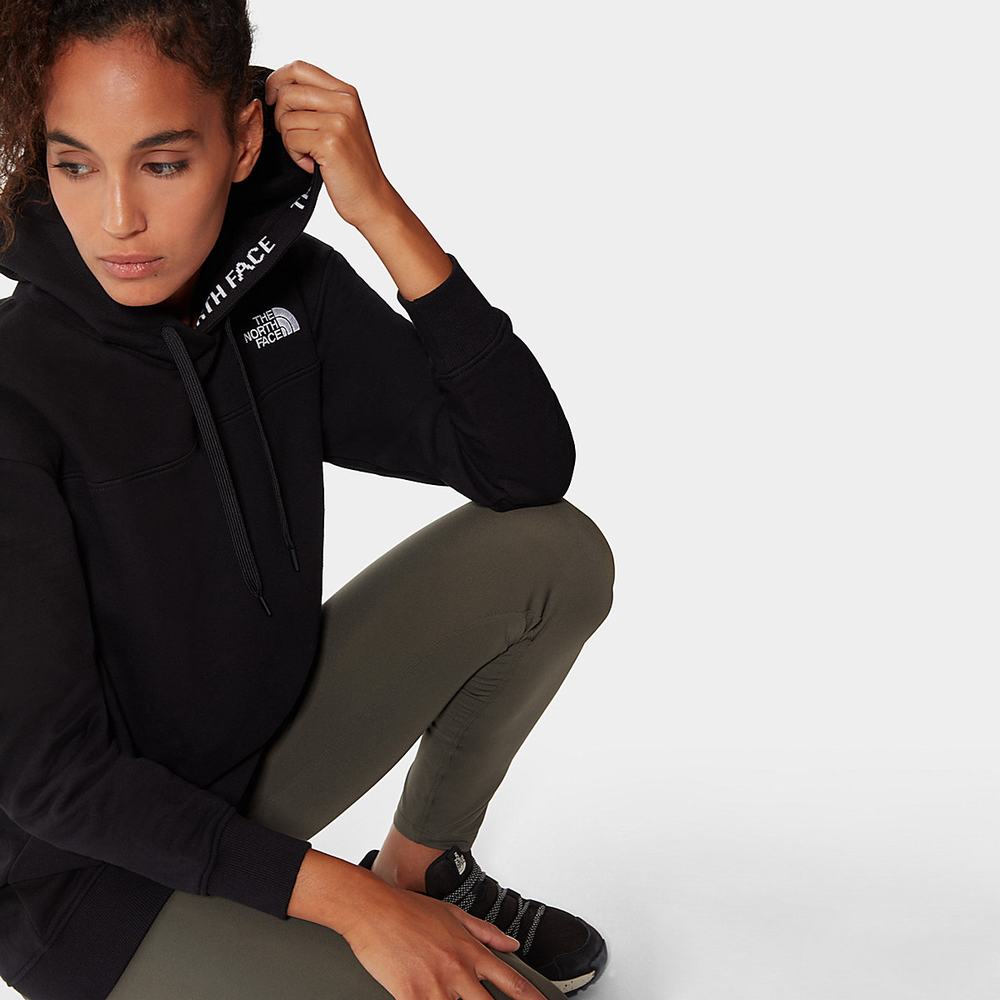 Mikiny S Kapucňou The North Face Zumu Damske Čierne | IQU-157036