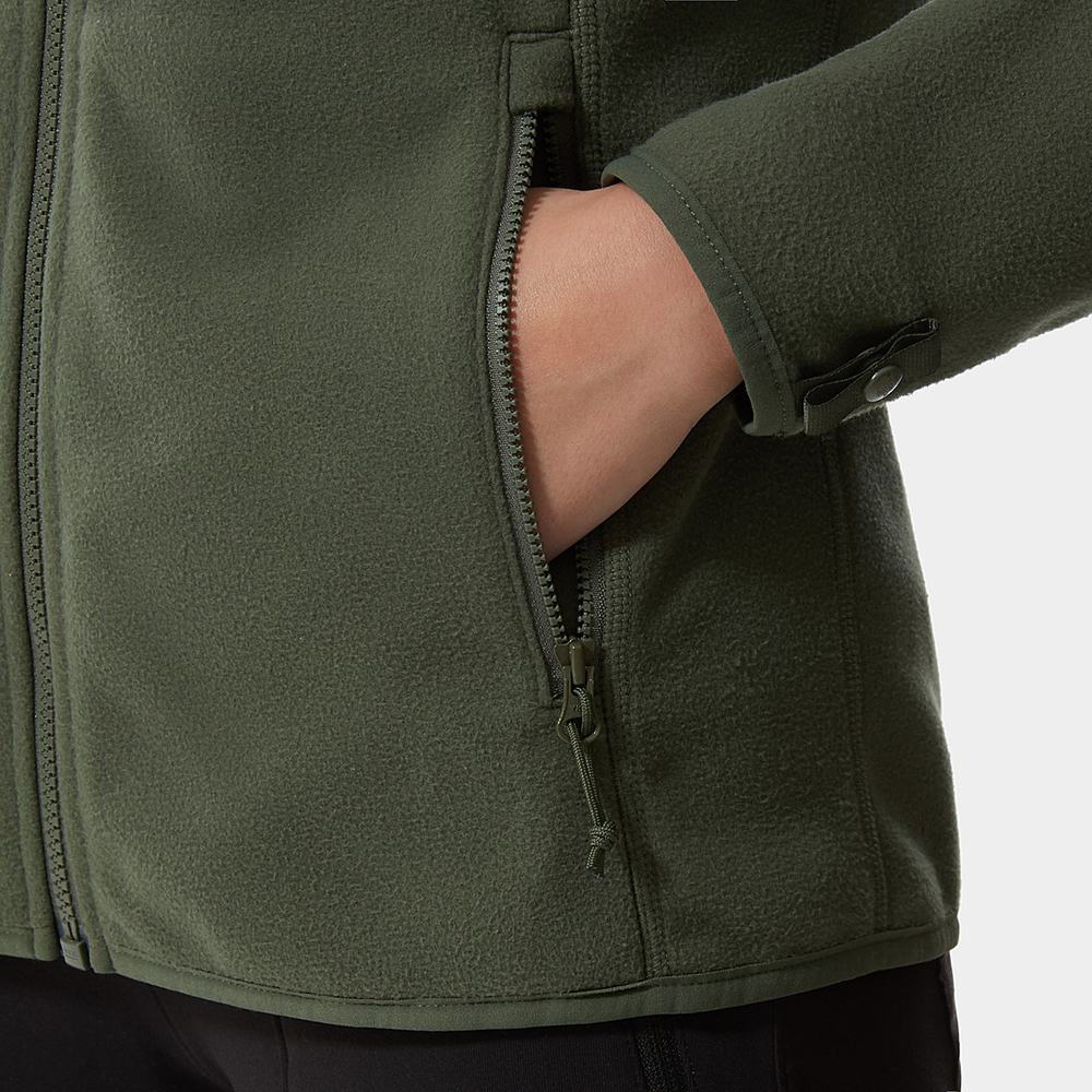 Mikiny The North Face 100 Glacier Full-Zip Fleece Damske Olivovo Zelená Zelene | NEK-137984