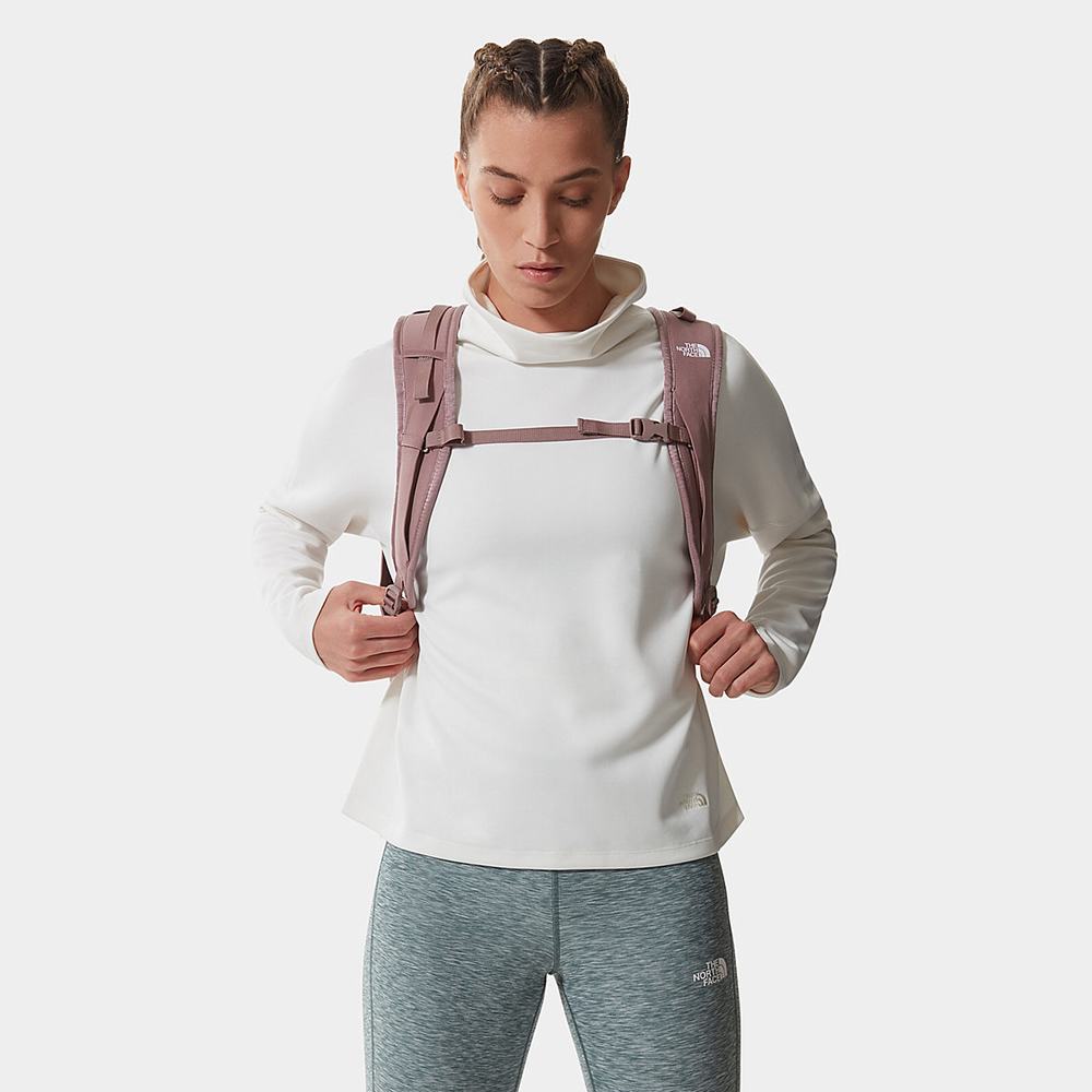 Mikiny The North Face Active Trailove Basin Funnel Neck Top Damske Biele | ADC-439572