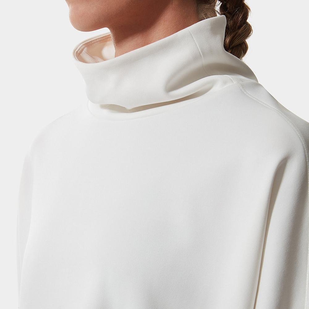 Mikiny The North Face Active Trailove Basin Funnel Neck Top Damske Biele | ADC-439572