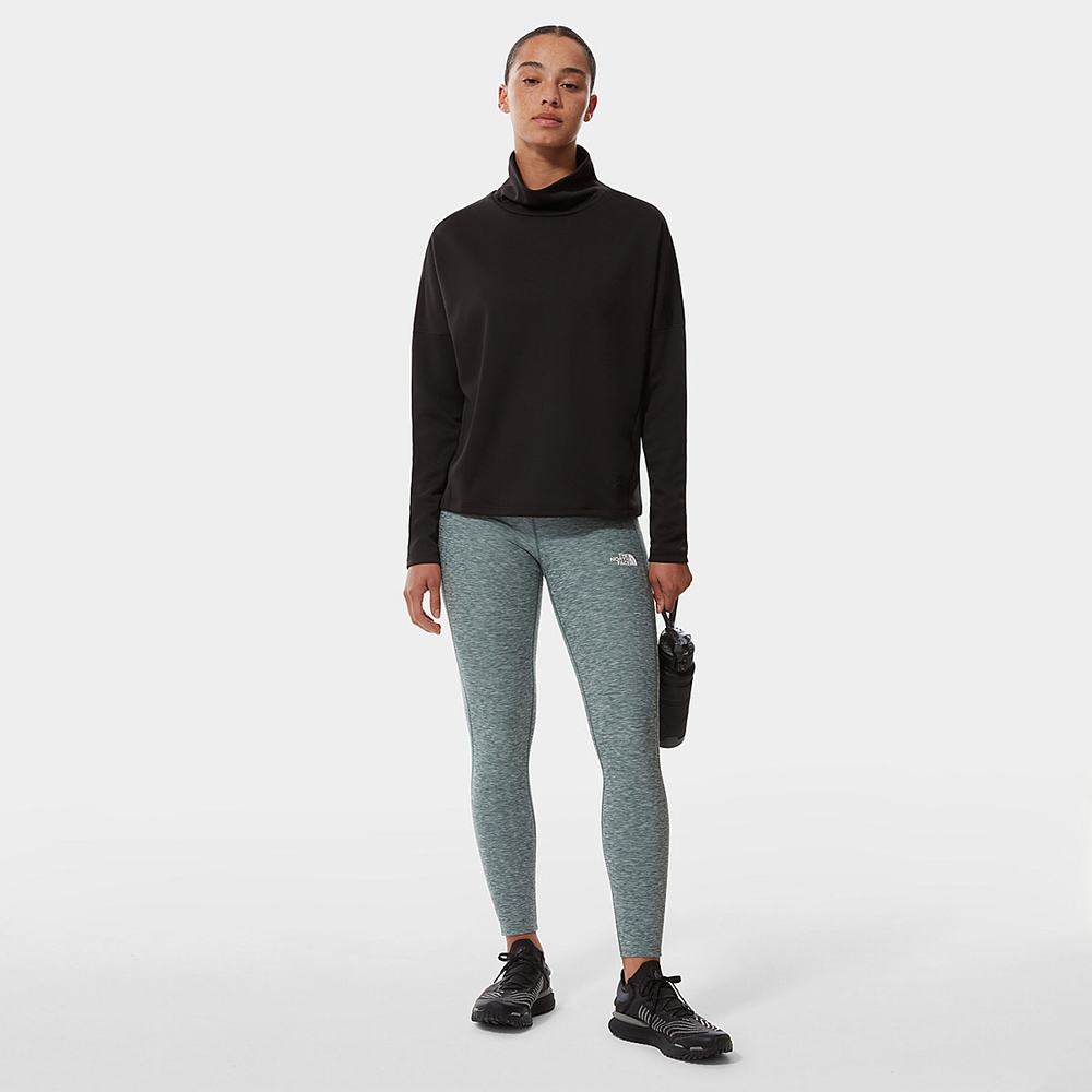 Mikiny The North Face Active Trailove Basin Funnel Neck Top Damske Čierne | CEV-651279