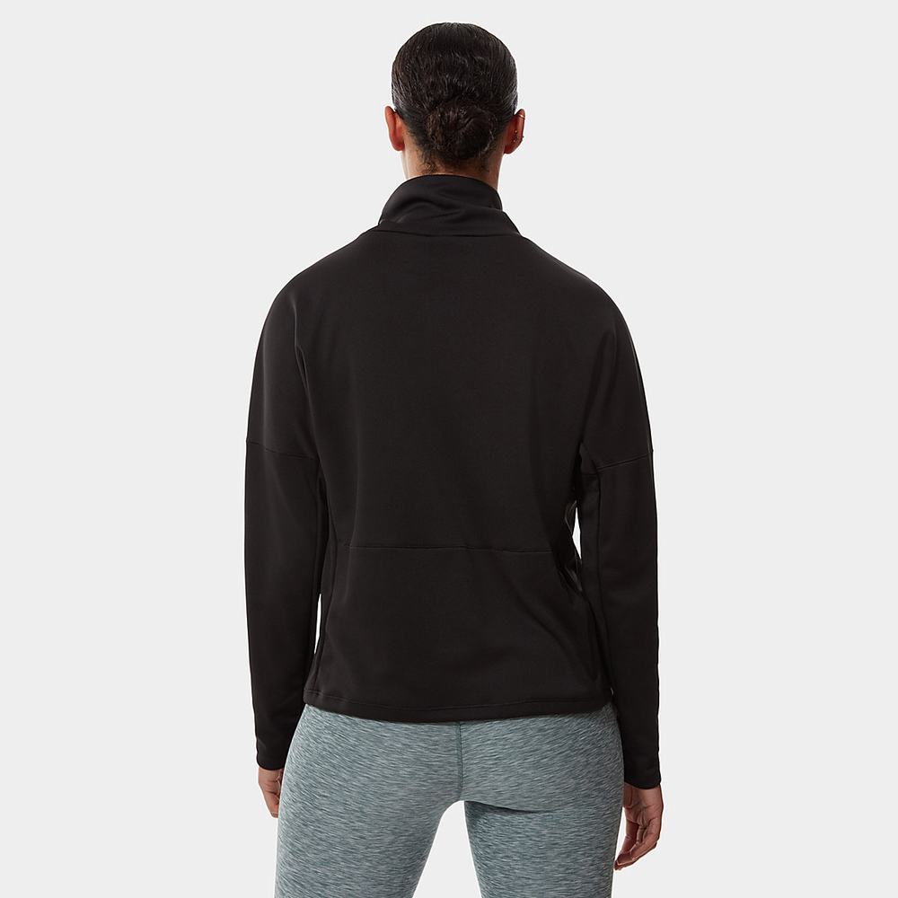 Mikiny The North Face Active Trailove Basin Funnel Neck Top Damske Čierne | CEV-651279