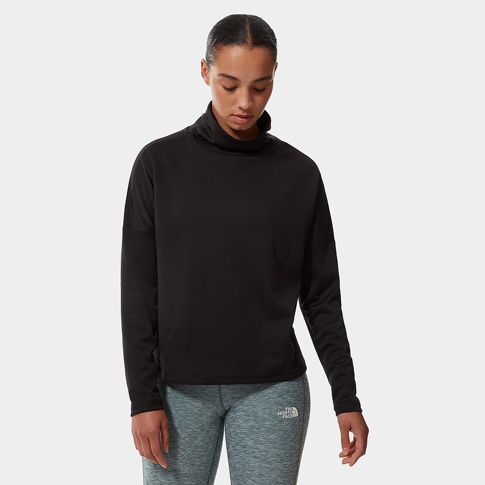Mikiny The North Face Active Trailove Basin Funnel Neck Top Damske Čierne | CEV-651279