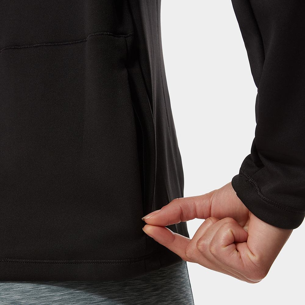 Mikiny The North Face Active Trailove Basin Funnel Neck Top Damske Čierne | CEV-651279