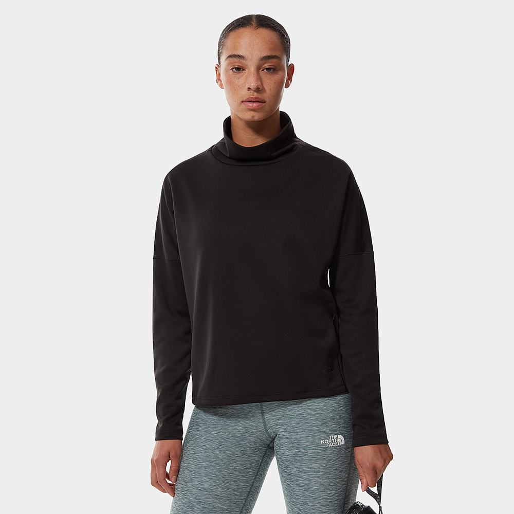 Mikiny The North Face Active Trailove Basin Funnel Neck Top Damske Čierne | CEV-651279