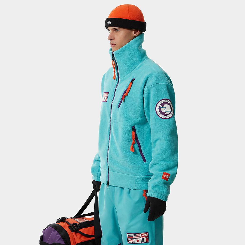 Mikiny The North Face CTAE FLEECE Panske Modre | JPR-841975