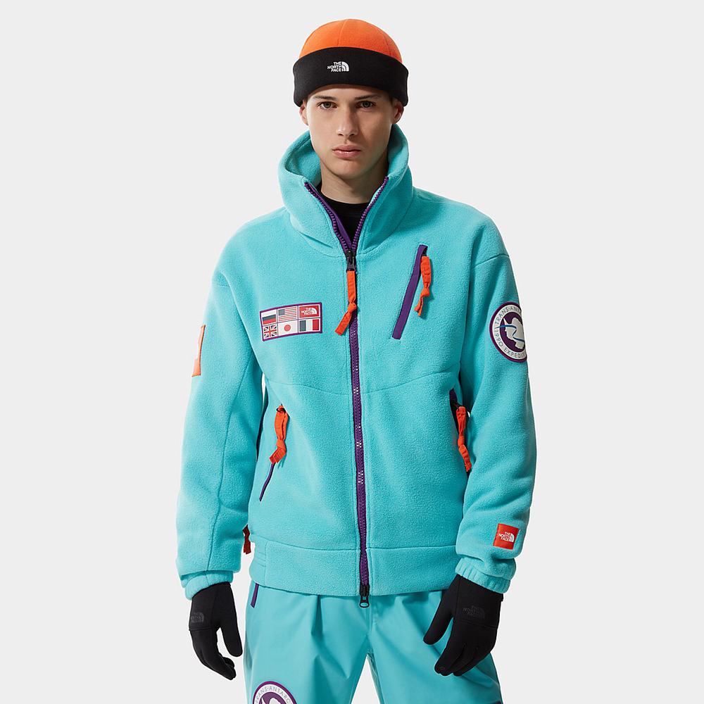 Mikiny The North Face CTAE FLEECE Panske Modre | JPR-841975