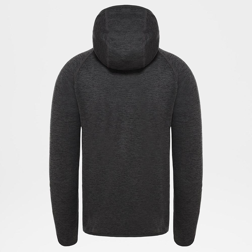 Mikiny The North Face Canyonlands S Kapucňou Fleece Panske Tmavo Siva | VUW-873016
