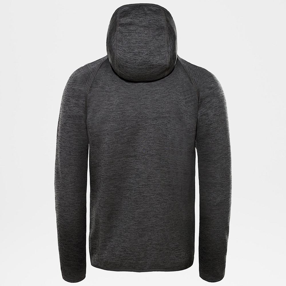 Mikiny The North Face Canyonlands S Kapucňou Fleece Panske Tmavo Siva | VUW-873016