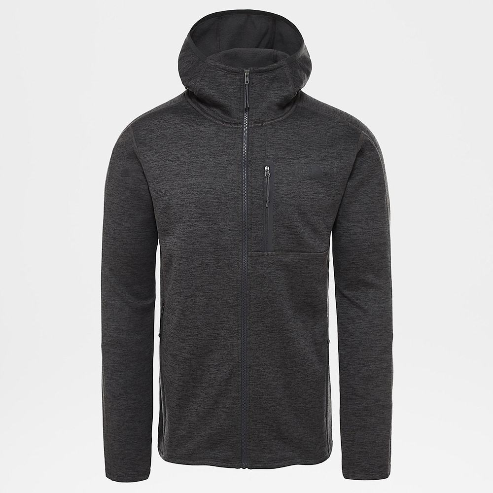 Mikiny The North Face Canyonlands S Kapucňou Fleece Panske Tmavo Siva | VUW-873016