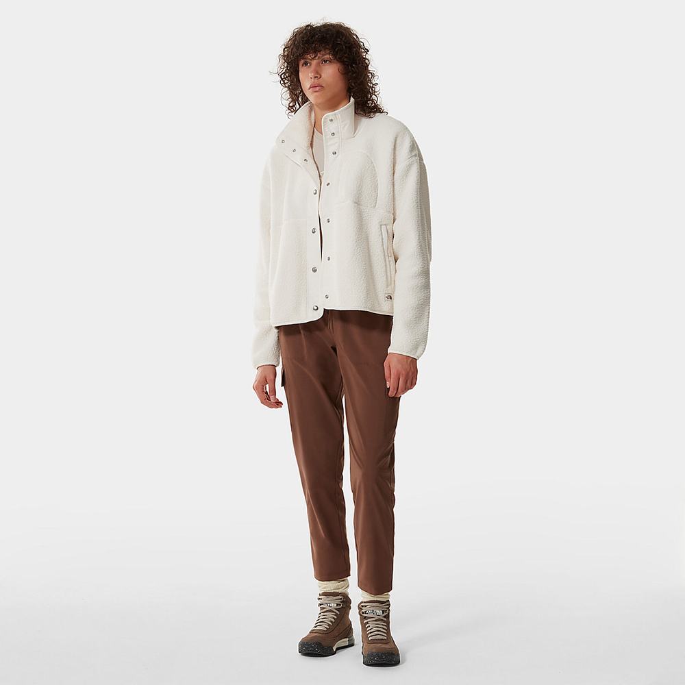 Mikiny The North Face Cragmont Fleece Damske Biele | BMF-983150
