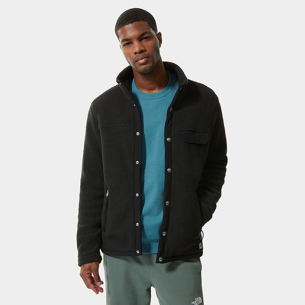 Mikiny The North Face Cragmont Fleece Panske Čierne | KUW-179382