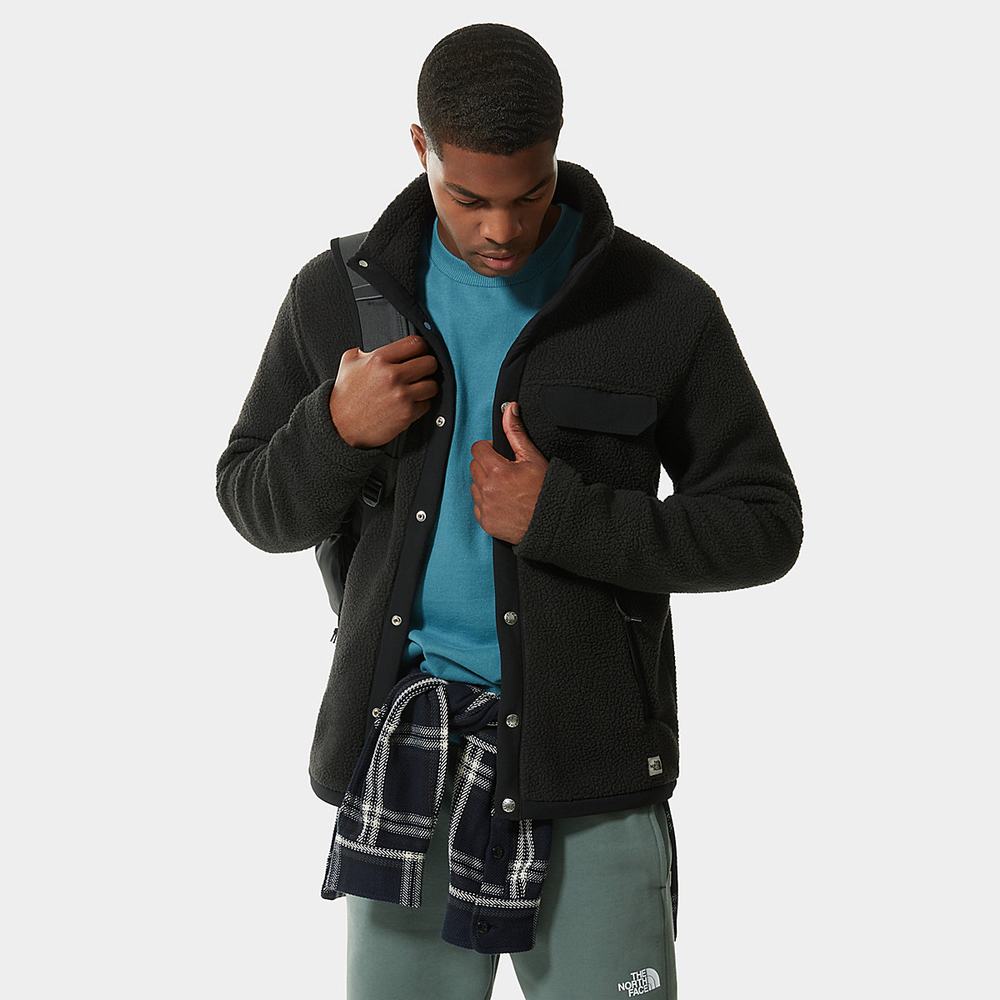 Mikiny The North Face Cragmont Fleece Panske Čierne | KUW-179382