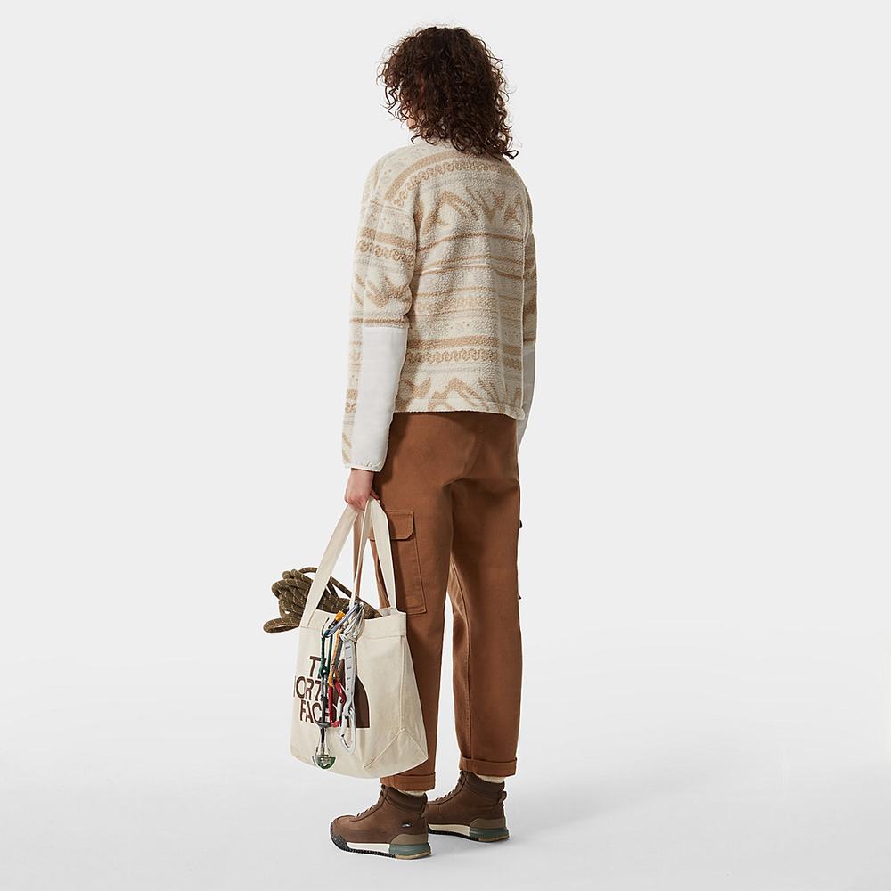 Mikiny The North Face Cragmont Printed Fleece Damske Biele Modre | TGX-652013
