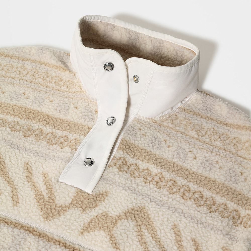 Mikiny The North Face Cragmont Printed Fleece Damske Biele Modre | TGX-652013