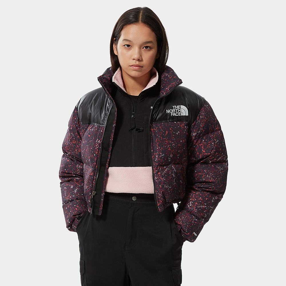 Mikiny The North Face Cropped Denali Fleece Damske Ruzove | WIY-025378