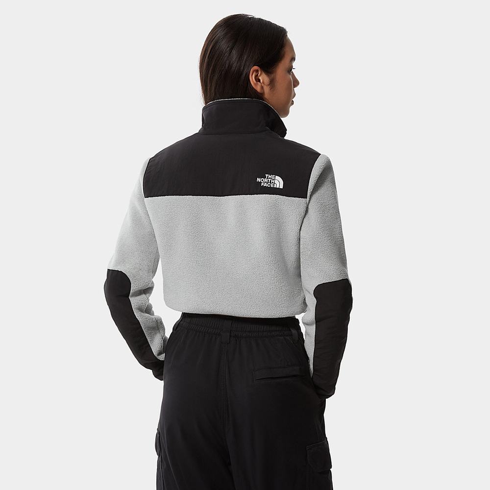 Mikiny The North Face Cropped Denali Fleece Damske Svetlo Siva | XFJ-341298