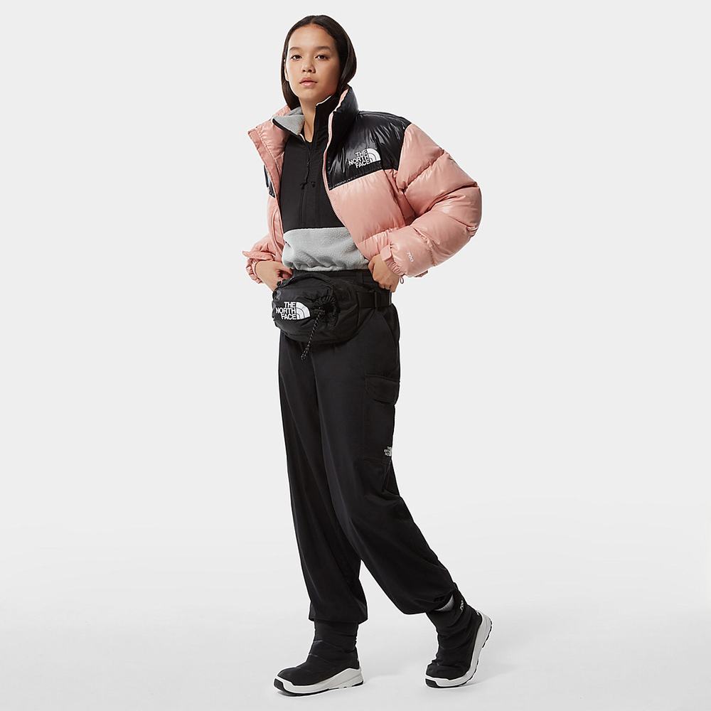 Mikiny The North Face Cropped Denali Fleece Damske Svetlo Siva | XFJ-341298