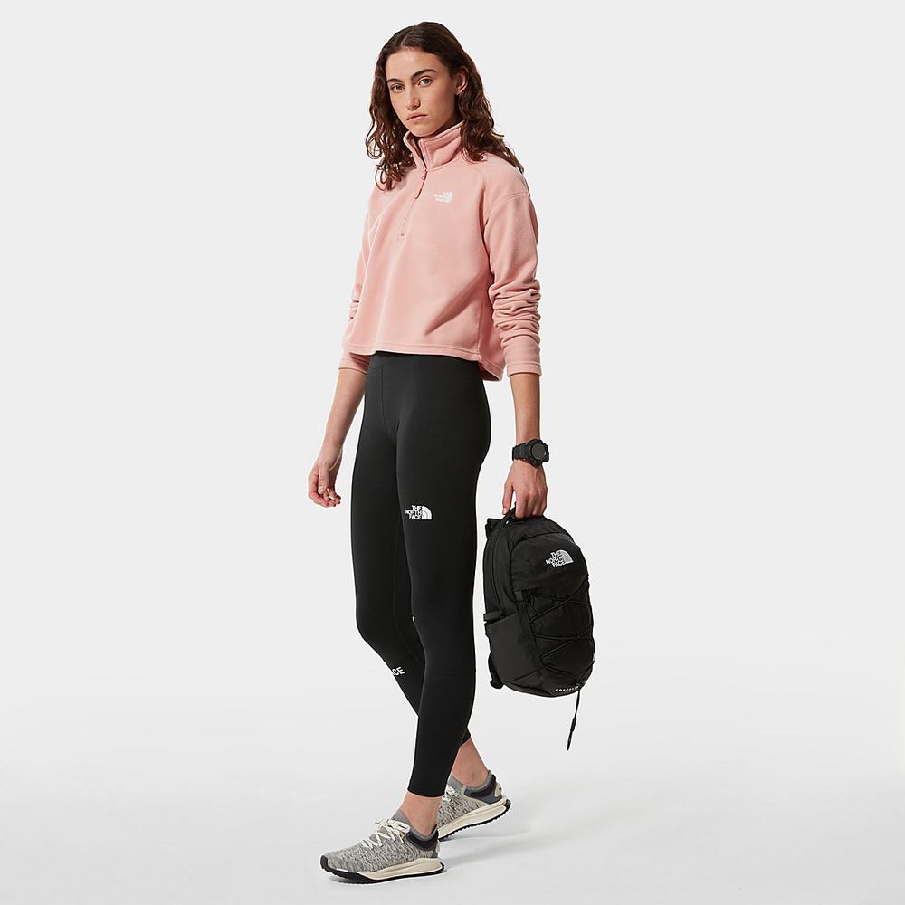 Mikiny The North Face Cropped Glacier Fleece Damske Ruzove Hnede | EMH-329174