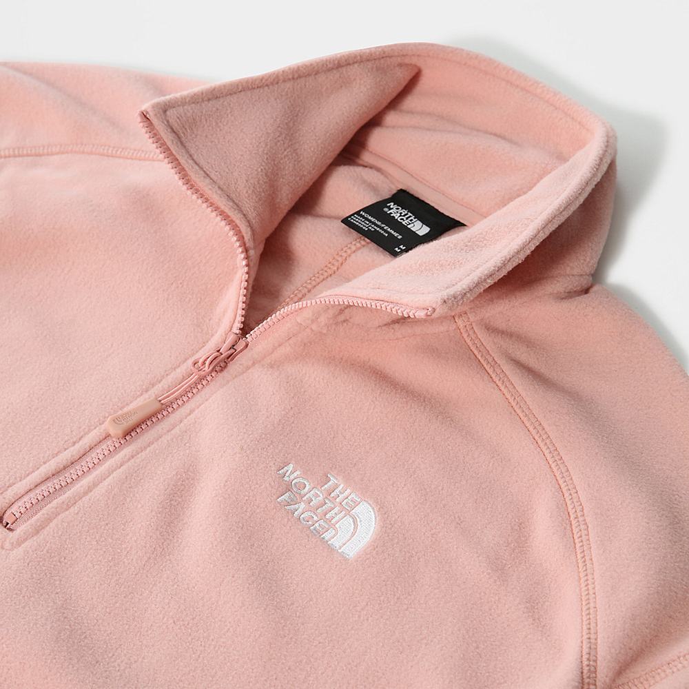Mikiny The North Face Cropped Glacier Fleece Damske Ruzove Hnede | EMH-329174