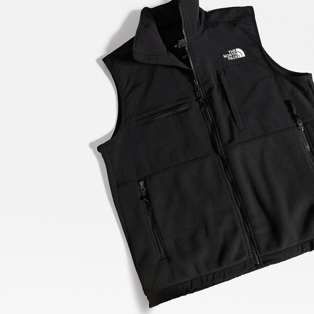 Mikiny The North Face Denali Gilet Panske Čierne | WFT-672809