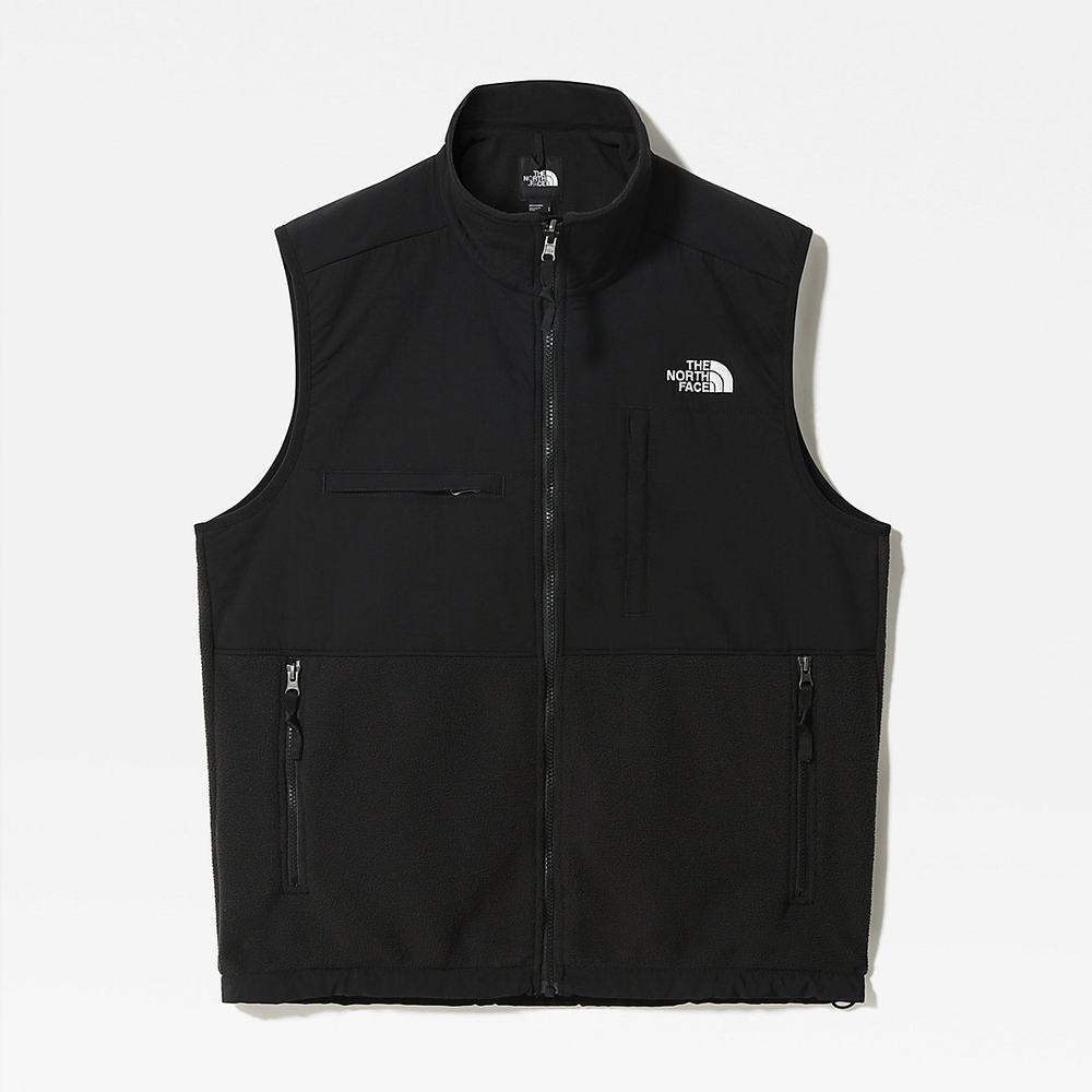 Mikiny The North Face Denali Gilet Panske Čierne | WFT-672809