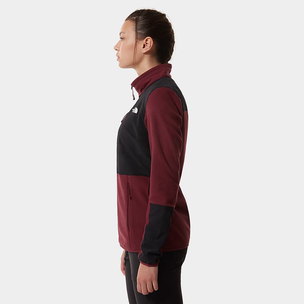 Mikiny The North Face Diablo Stredná Vrstva Fleece Damske Červené Čierne | IHV-457289