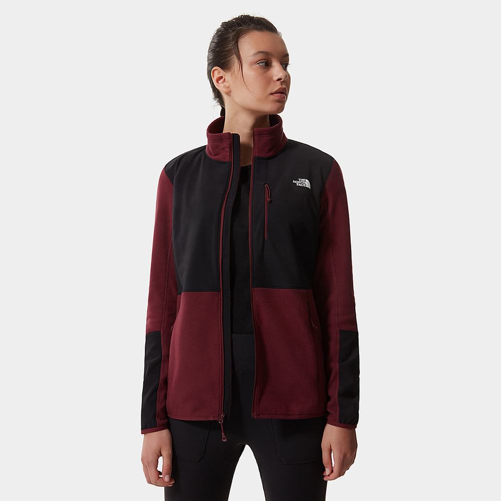 Mikiny The North Face Diablo Stredná Vrstva Fleece Damske Červené Čierne | IHV-457289