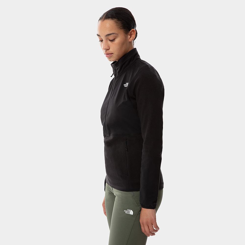 Mikiny The North Face Diablo Stredná Vrstva Quarter-Zip Fleece Damske Čierne | THC-670231