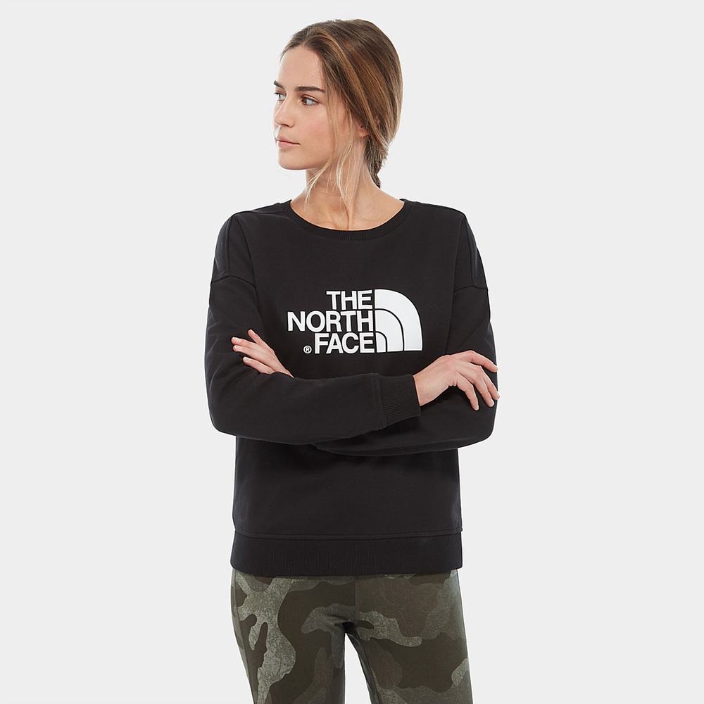 Mikiny The North Face Drew Peak Pullover Damske Čierne | NHE-834715