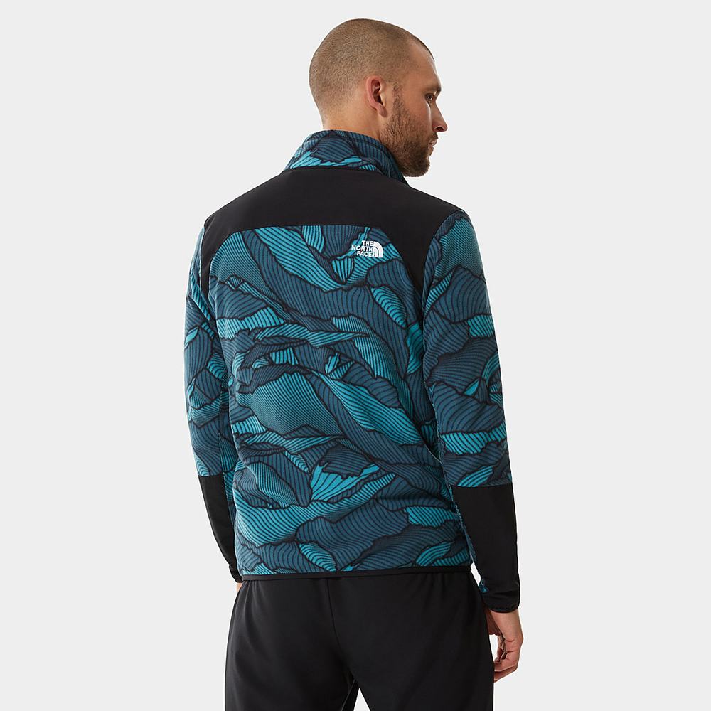 Mikiny The North Face Glacier Pro Full-Zip Fleece Panske Modre | CXE-516097