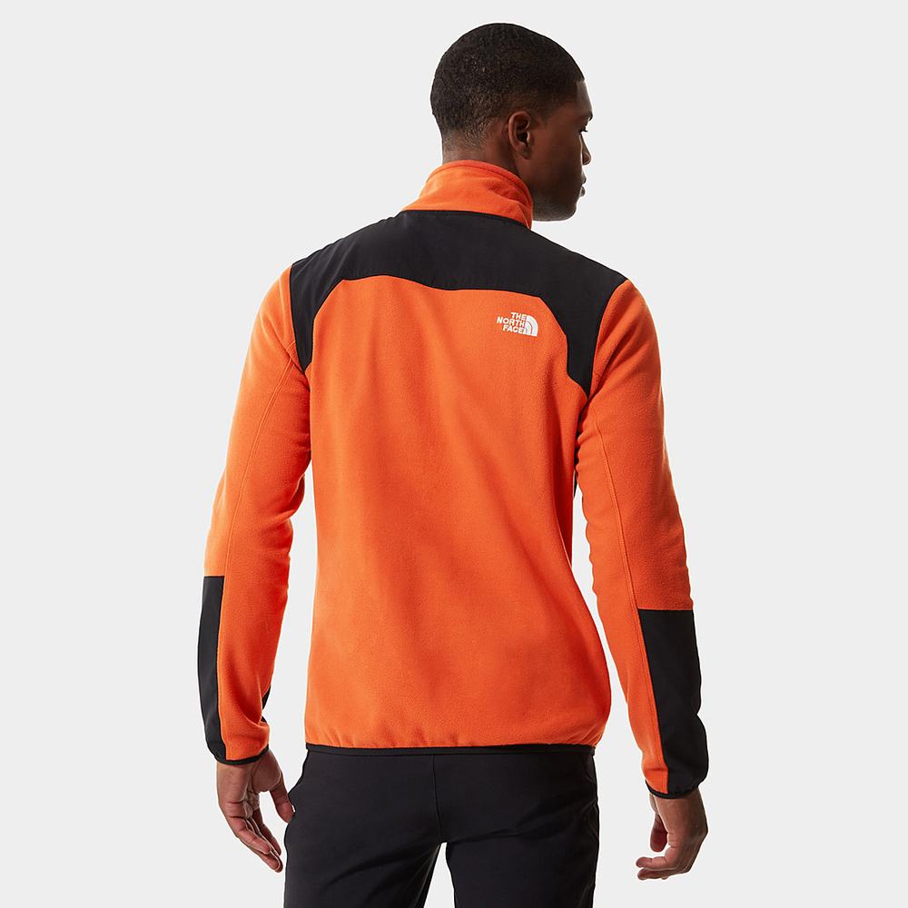 Mikiny The North Face Glacier Pro Quarter-Zip Fleece Panske Čierne | QPJ-657249