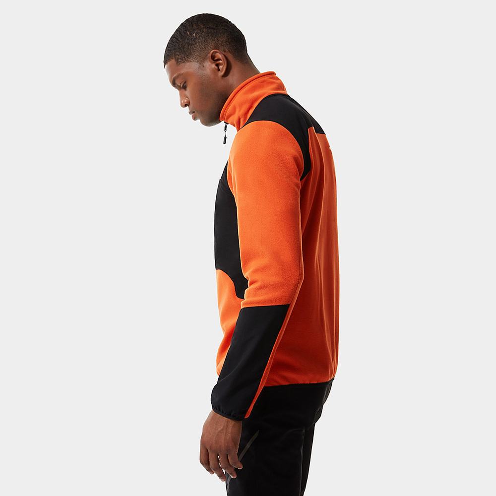 Mikiny The North Face Glacier Pro Quarter-Zip Fleece Panske Čierne | QPJ-657249
