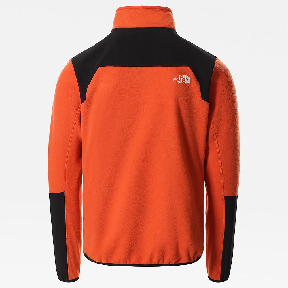 Mikiny The North Face Glacier Pro Quarter-Zip Fleece Panske Čierne | QPJ-657249