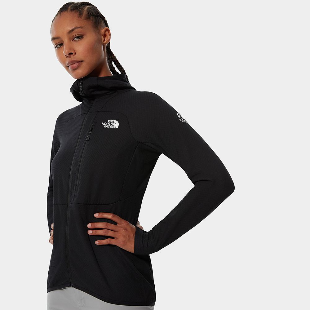 Mikiny The North Face L2 FUTUREFLEECE™ S Kapucňou Damske Čierne | PTB-735961