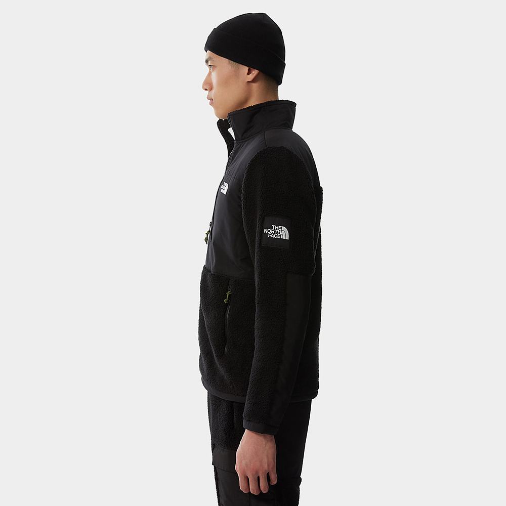 Mikiny The North Face MTN ARCHIVES DENALI SHERPA Panske Čierne | QMB-175690