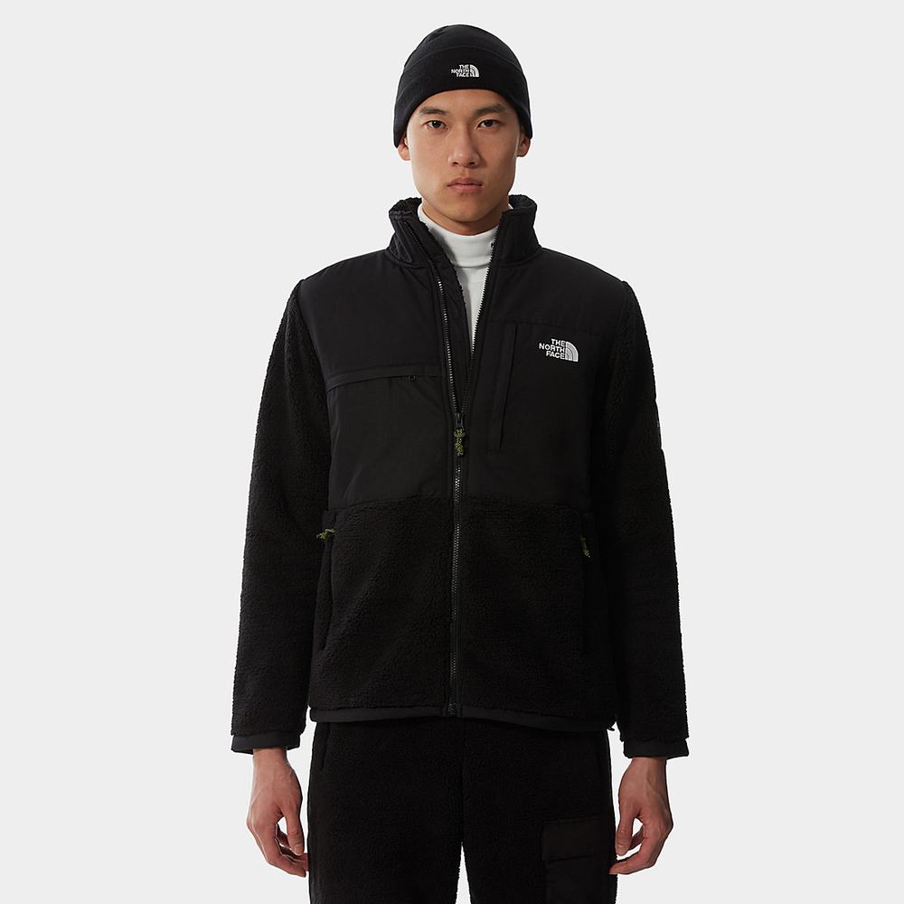 Mikiny The North Face MTN ARCHIVES DENALI SHERPA Panske Čierne | QMB-175690