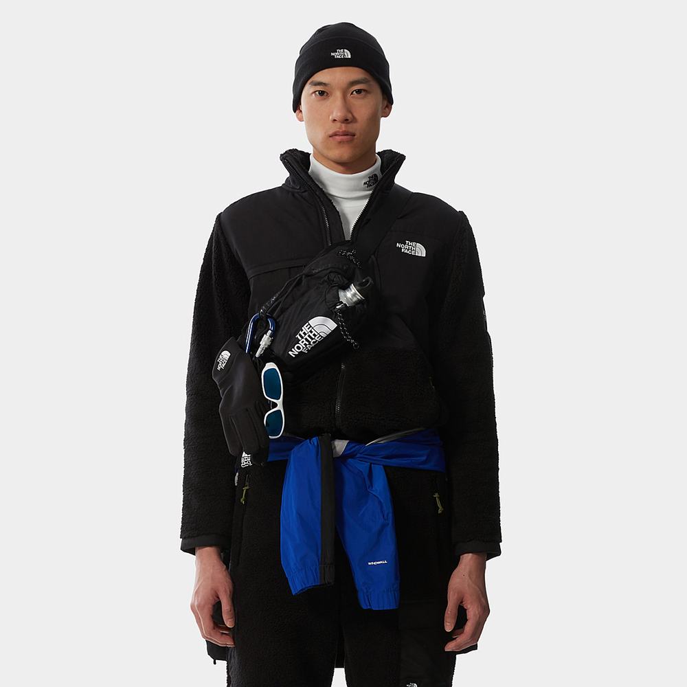 Mikiny The North Face MTN ARCHIVES DENALI SHERPA Panske Čierne | QMB-175690