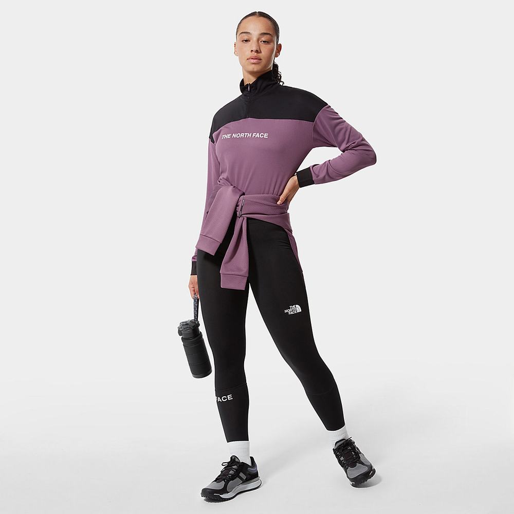 Mikiny The North Face Mountain Athletics 1/4 Zip Top Damske Nachový | DPA-340127