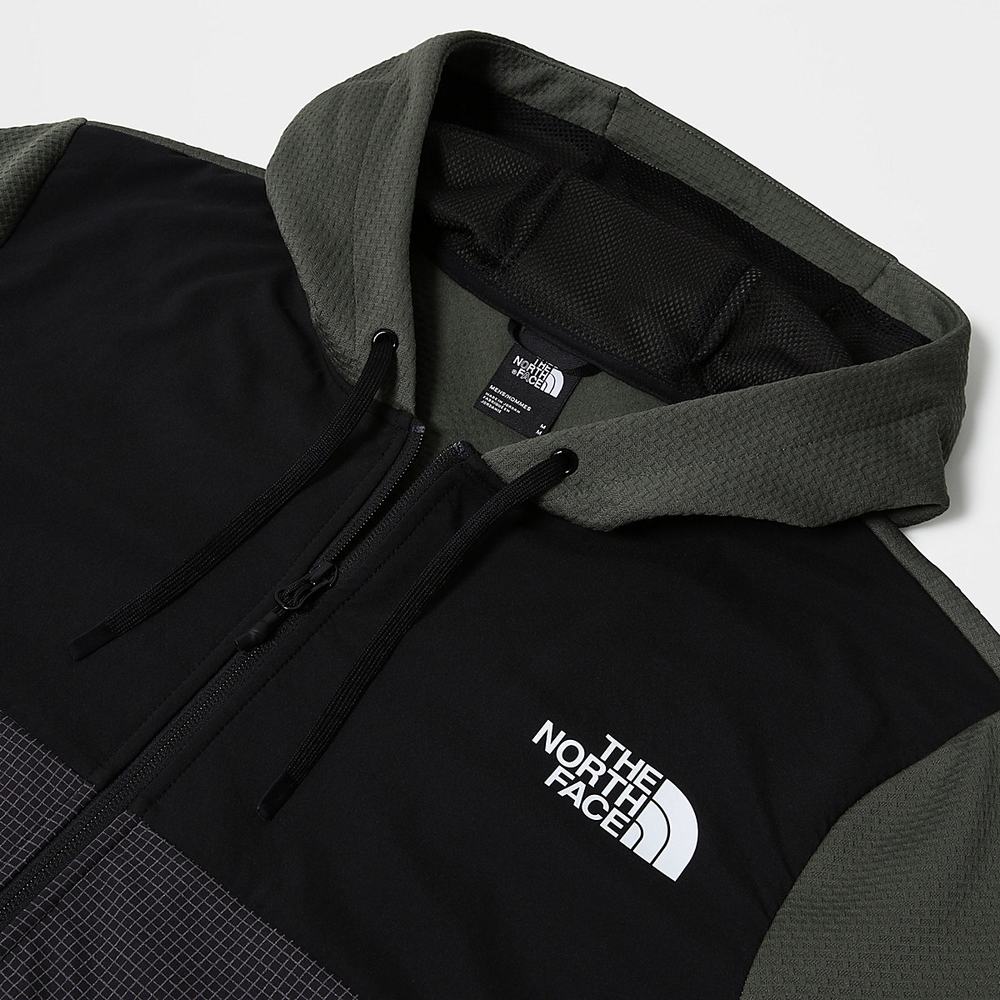 Mikiny The North Face Mountain Athletics Overlay Fleece Panske Olivovo Zelená Zelene | HMY-298043