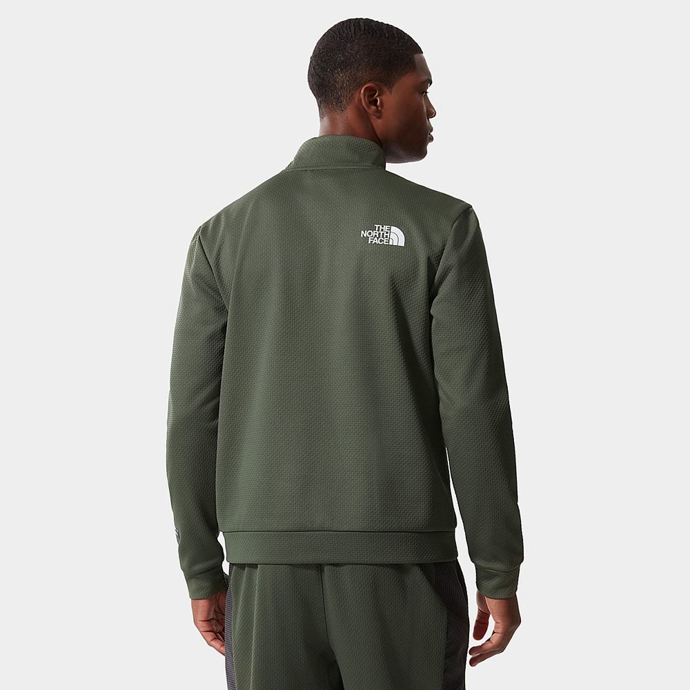 Mikiny The North Face Mountain Athletics Quarter-Zip Fleece Panske Olivovo Zelená Zelene | JEX-760415
