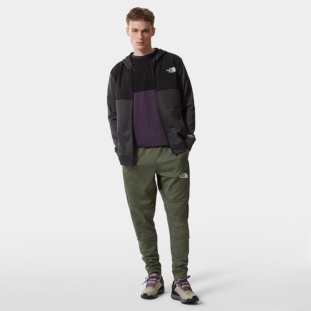 Mikiny The North Face Mountain Athletics Overlay Fleece Panske Siva | MGW-549187