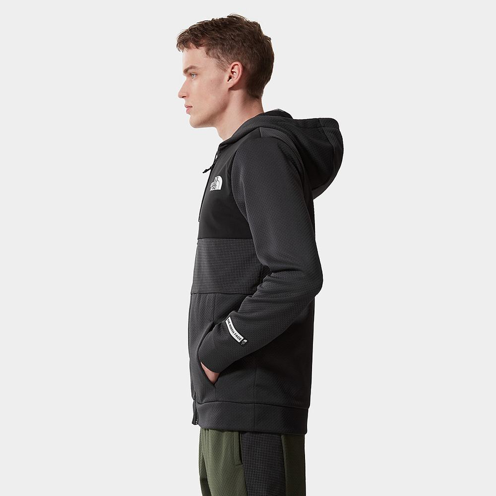 Mikiny The North Face Mountain Athletics Overlay Fleece Panske Siva | MGW-549187
