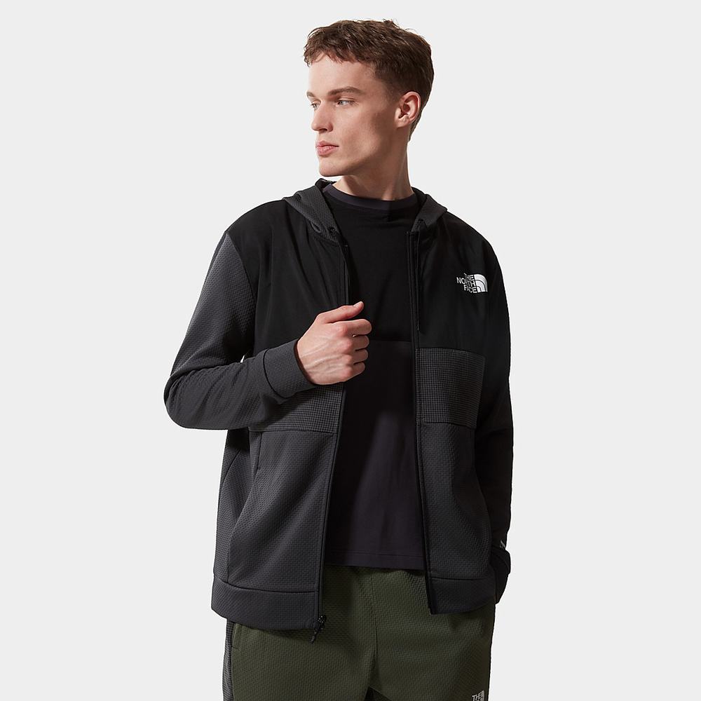 Mikiny The North Face Mountain Athletics Overlay Fleece Panske Siva | MGW-549187