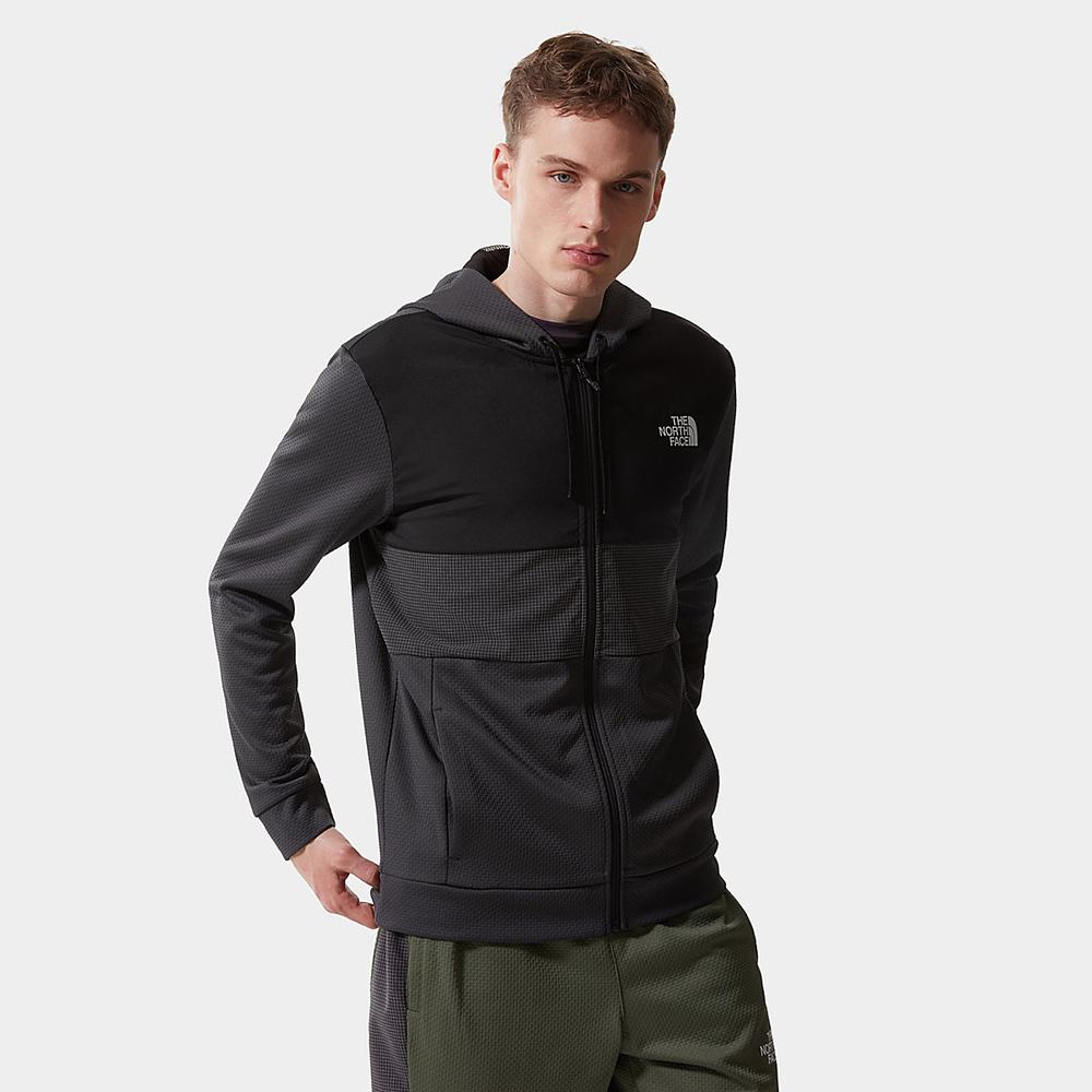 Mikiny The North Face Mountain Athletics Overlay Fleece Panske Siva | MGW-549187